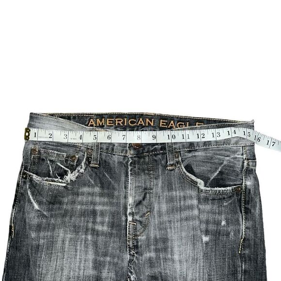 AMERICAN EAGLE Men’s Low Rise Slim Straight Jeans Size 28/30 - Picture 9 of 12